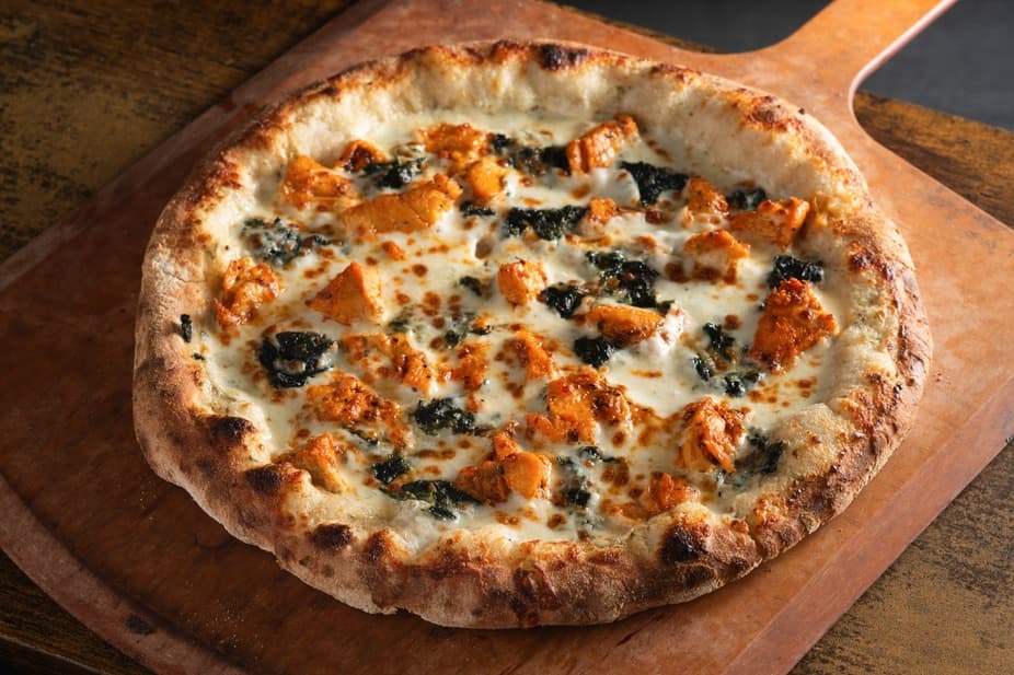 Chicken Alfredo Pizza